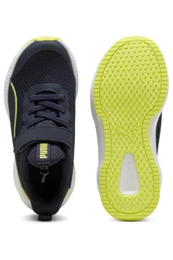 Sneakers Navy con Dettagli Gialli Fluo PUMA Flyer 3 AC+ PS