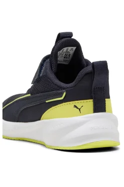 Sneakers Navy con Dettagli Gialli Fluo PUMA Flyer 3 AC+ PS