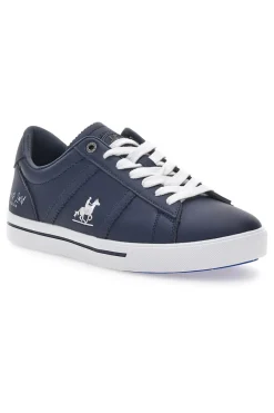 Sneakers Navy con Lacci Bianchi U.S.G.POLO SUMMY LTX