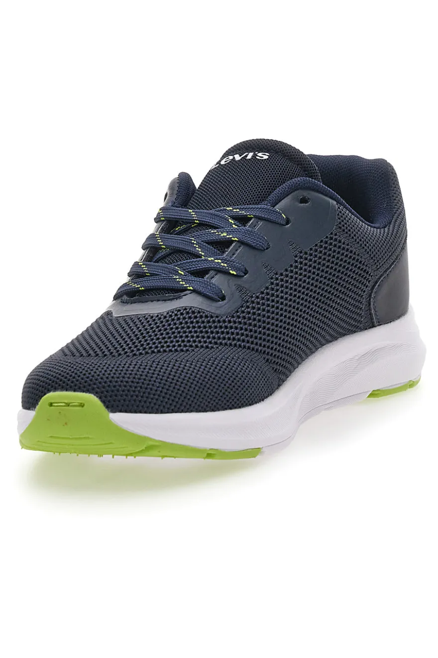 Sneakers Navy con Lacci e Suola Bianca LEVI'S 08000