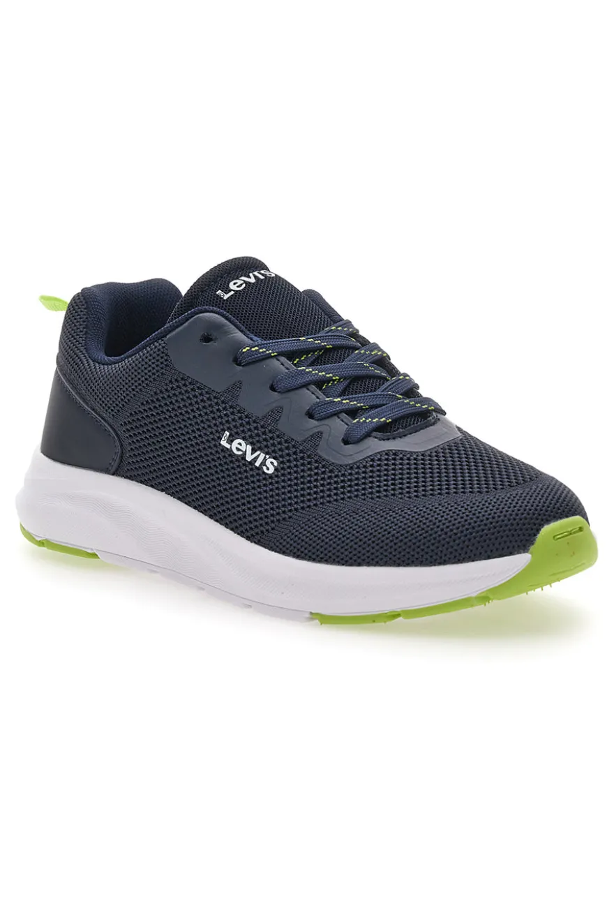 Sneakers Navy con Lacci e Suola Bianca LEVI'S 08000