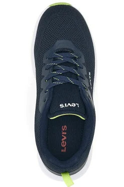 Sneakers Navy con Lacci e Suola Bianca LEVI'S 08000
