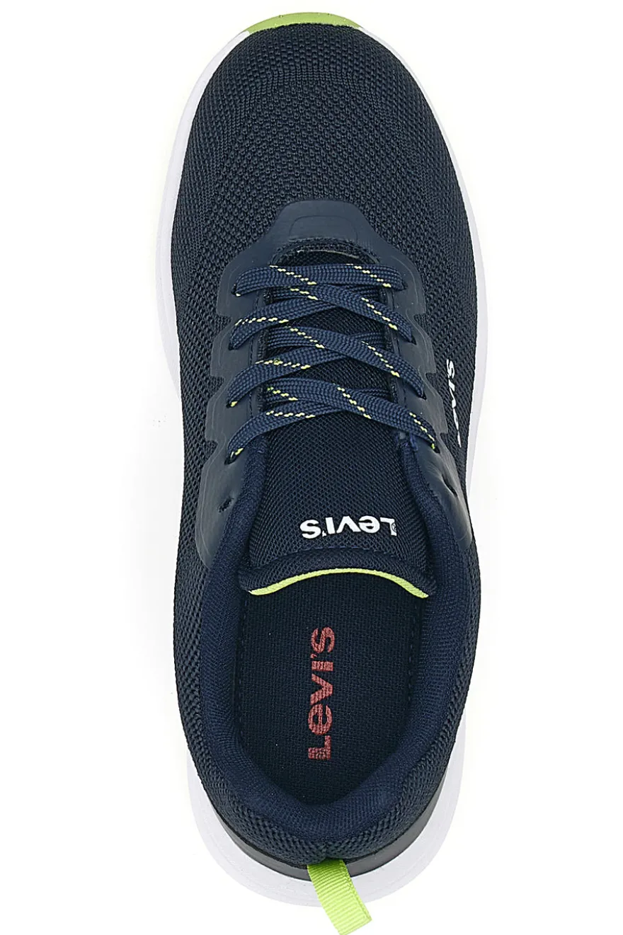 Sneakers Navy con Lacci e Suola Bianca LEVI'S 08000