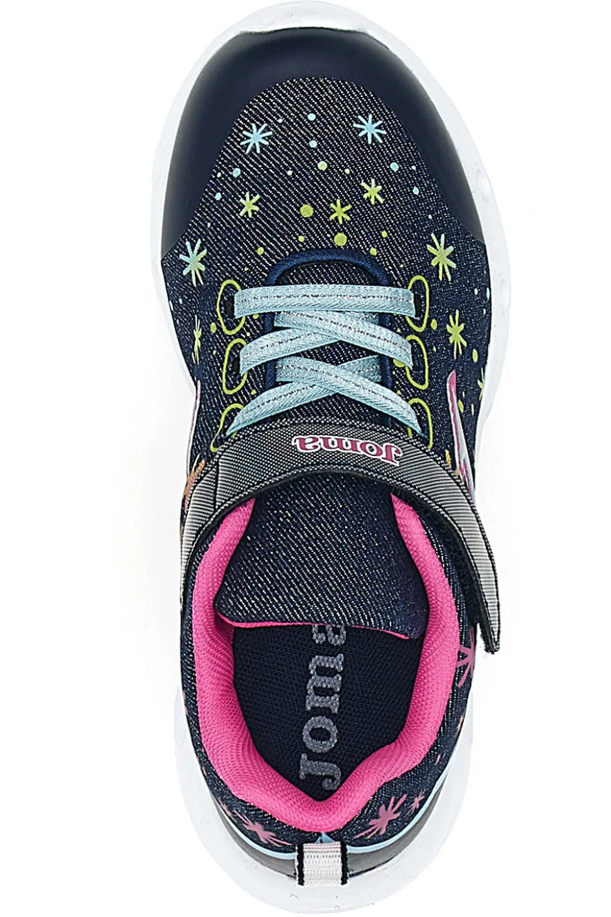 Sneakers Navy Con Luci Colorate Joma Space JR 2403