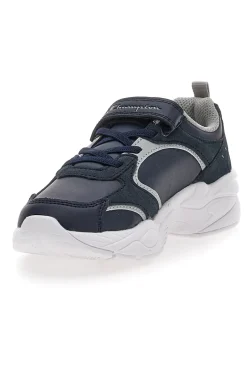 Sneakers navy con velcro champion count b ps