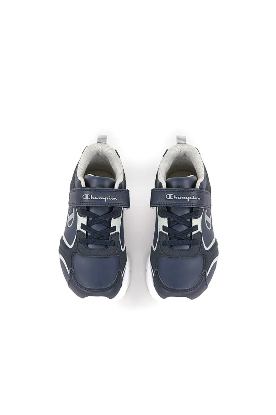 Sneakers navy con velcro champion count b ps