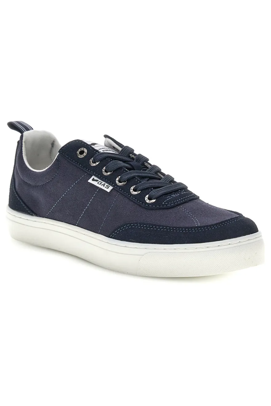 Sneakers navy in tessuto Gas GAM614005