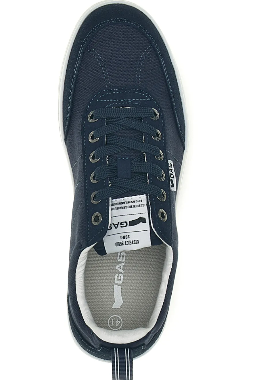 Sneakers navy in tessuto Gas GAM614005