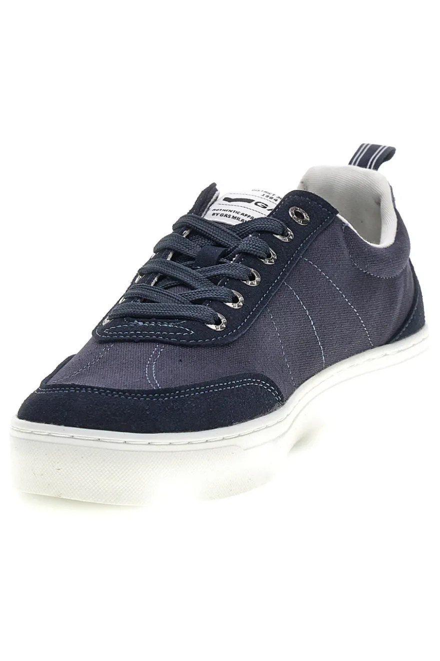Sneakers navy in tessuto Gas GAM614005