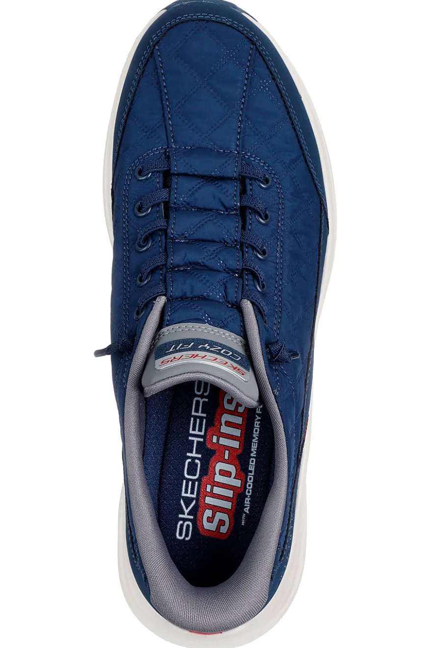 Sneakers navy Slip-ins con Contour Foam Skechers Cozy Fit