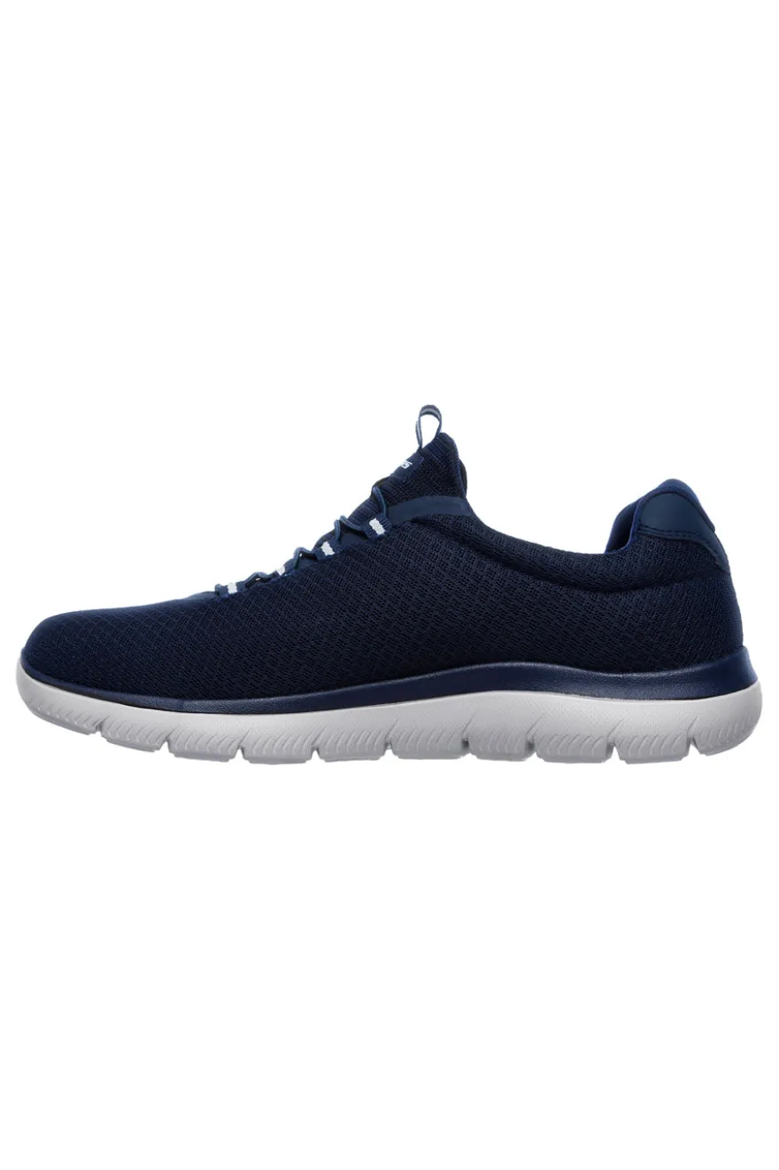Sneakers Navy Vegan Con Tomaia in Mesh SKECHERS SUMMITS