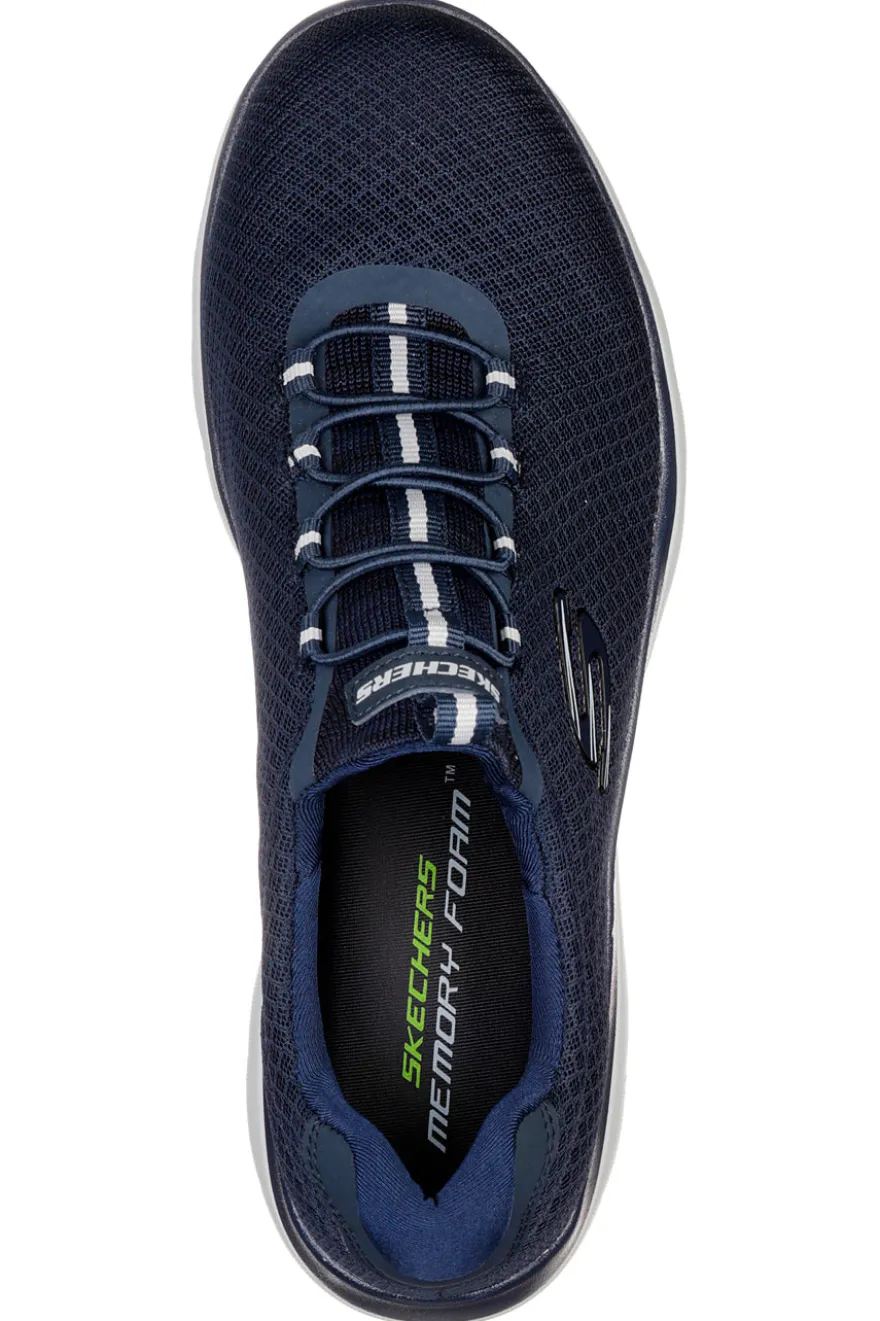 Sneakers Navy Vegan Con Tomaia in Mesh SKECHERS SUMMITS