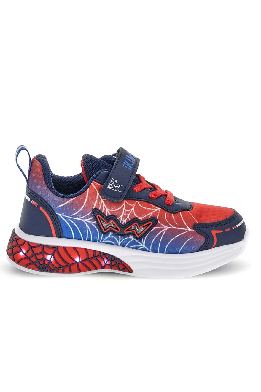 Sneakers Navy/Rosso con strappo Pitt kids 11570