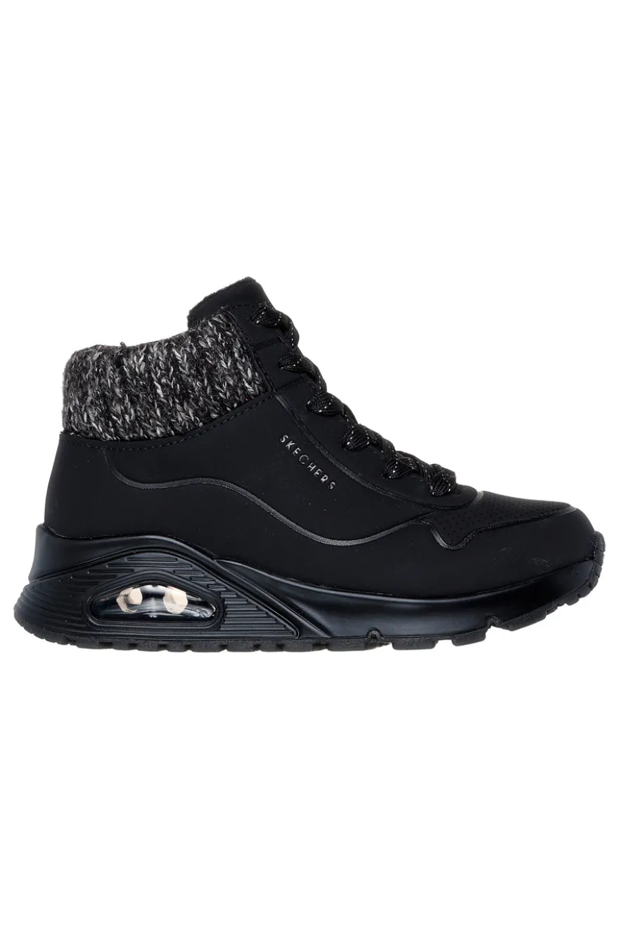 Sneakers nere alte con collo in maglia Skechers Uno Gen1 Darling Daze