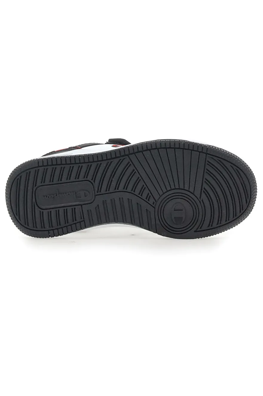 Sneakers Nere Bianche e Rosse Champion RD18 2 Low B Ps