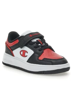 Sneakers Nere Bianche e Rosse Champion RD18 2 Low B Ps