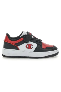 Sneakers Nere Bianche e Rosse Champion RD18 2 Low B Ps