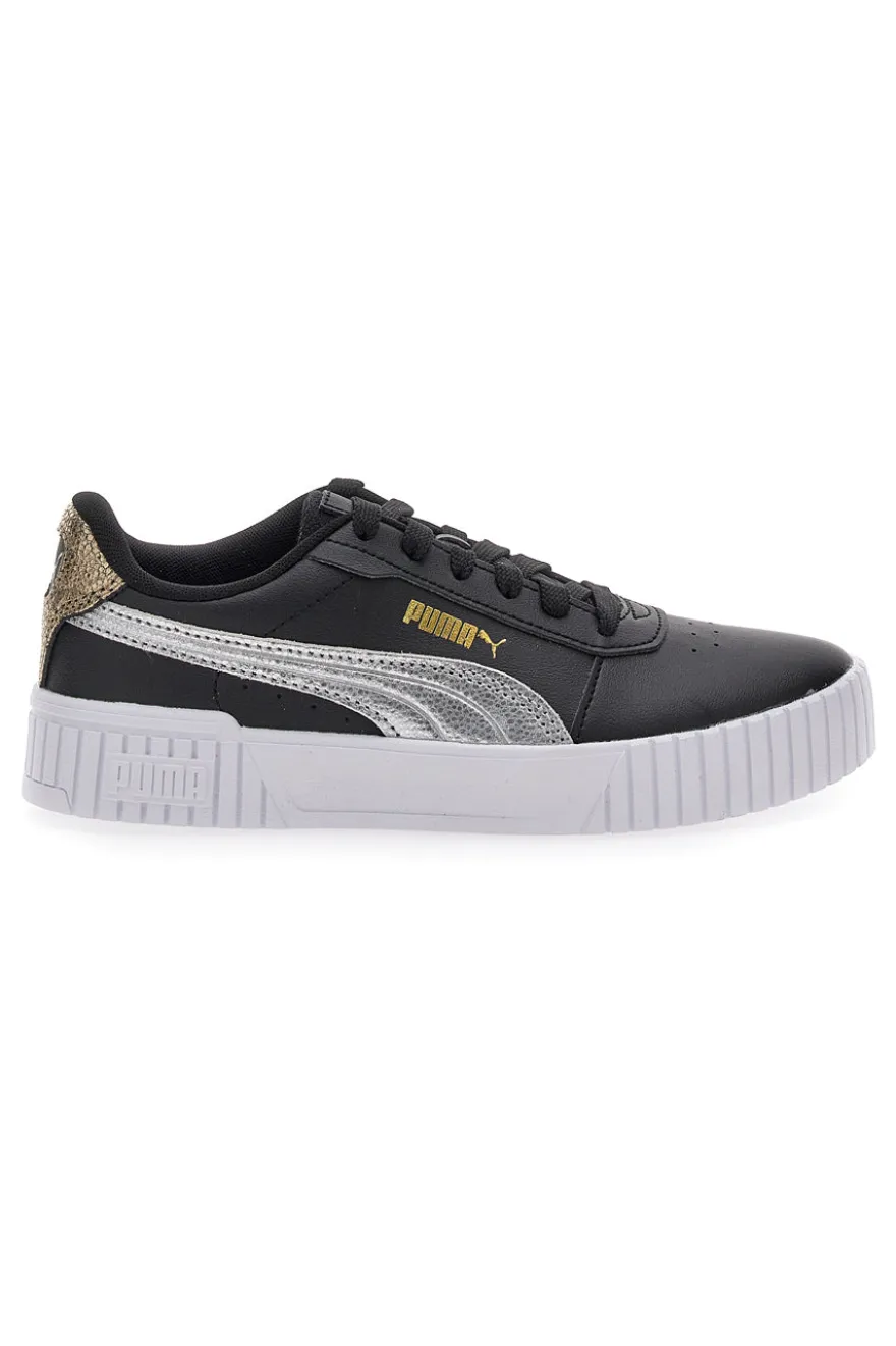 Sneakers Nere Casula con Lacci Puma Carina 2.0 Mettalic Shine