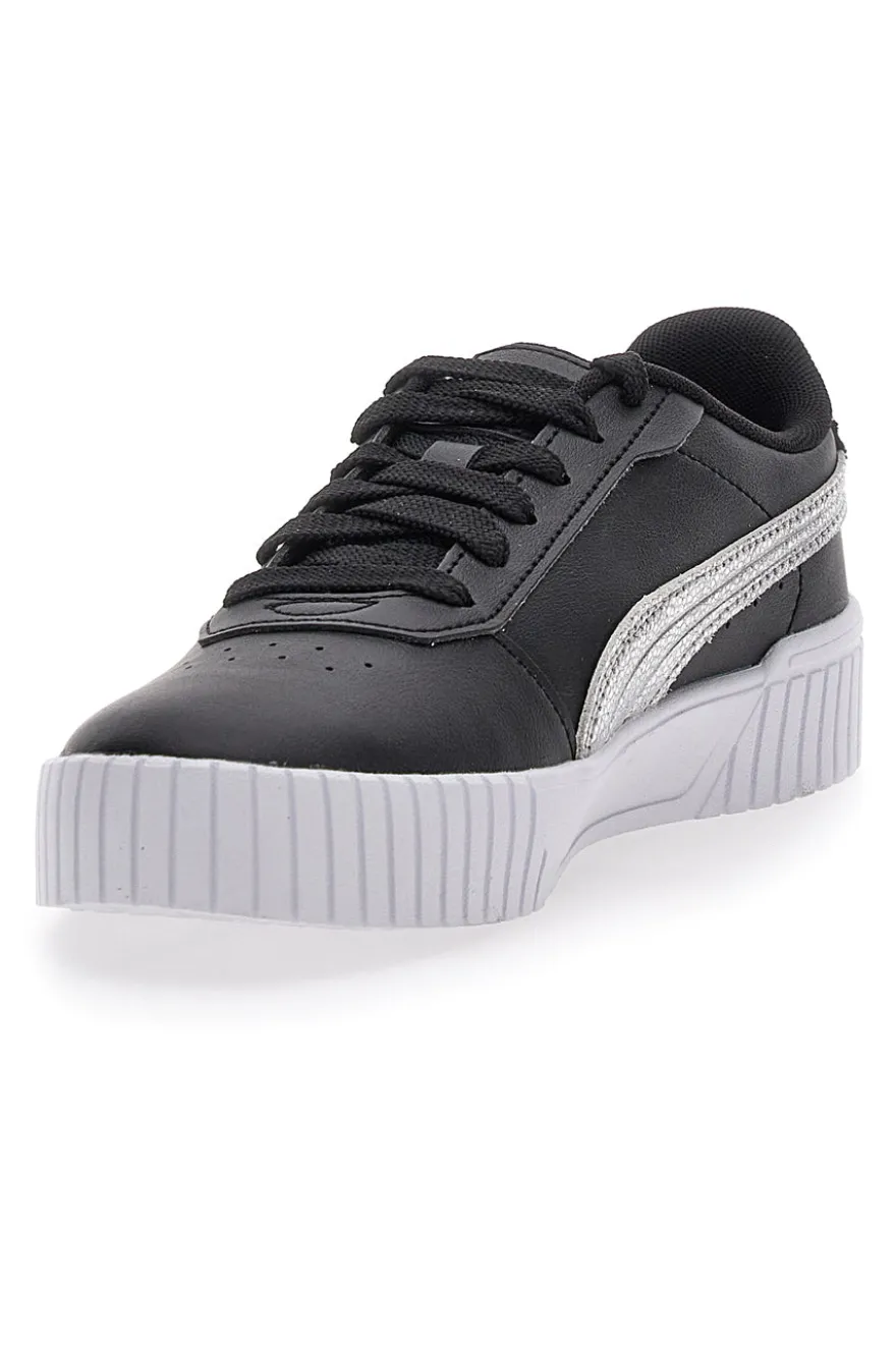 Sneakers Nere Casula con Lacci Puma Carina 2.0 Mettalic Shine