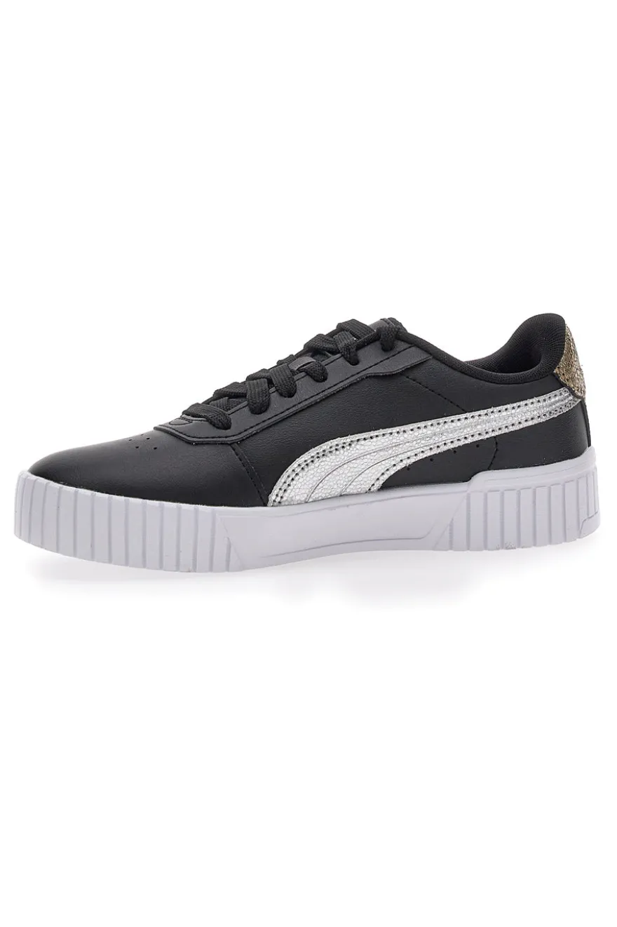Sneakers Nere Casula con Lacci Puma Carina 2.0 Mettalic Shine