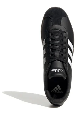 Sneakers Nere con Bande Bianche Adidas VL Court Base