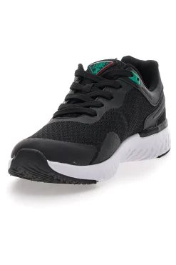 Sneakers Nere Con Chiusura Lacci Leone M0518