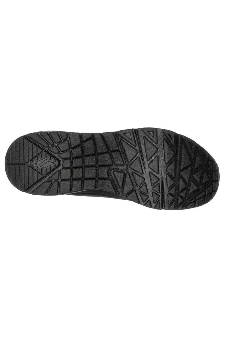 Sneakers Nere Con Cuori Multicolor Skechers Uno Highlight Love