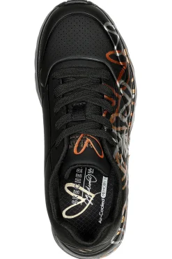 Sneakers nere con cuori Skechers Uno Lite Metallic Love