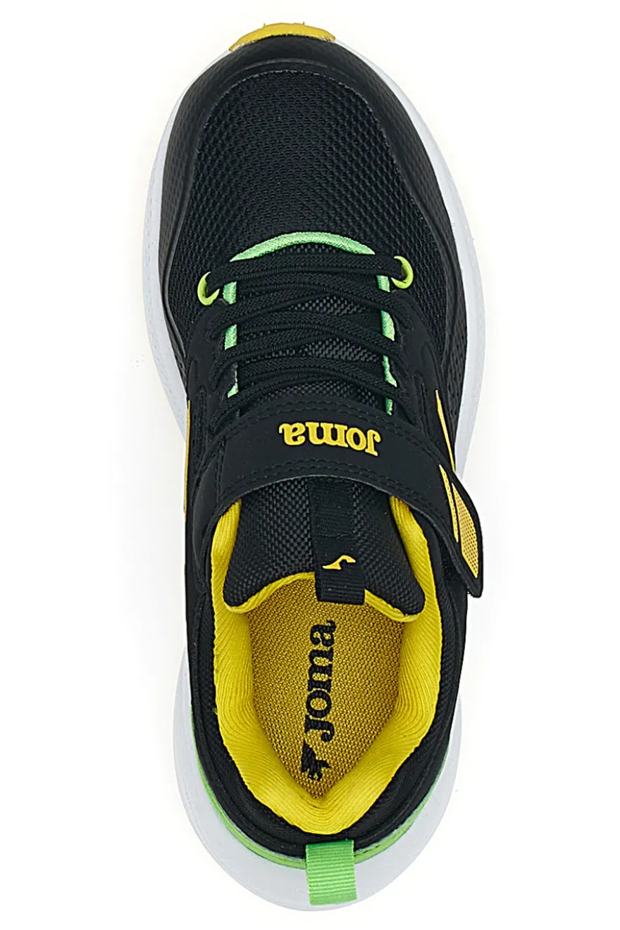 Sneakers Nere con Dettagli Gialli e Verdi JOMA FERRO J5 2501