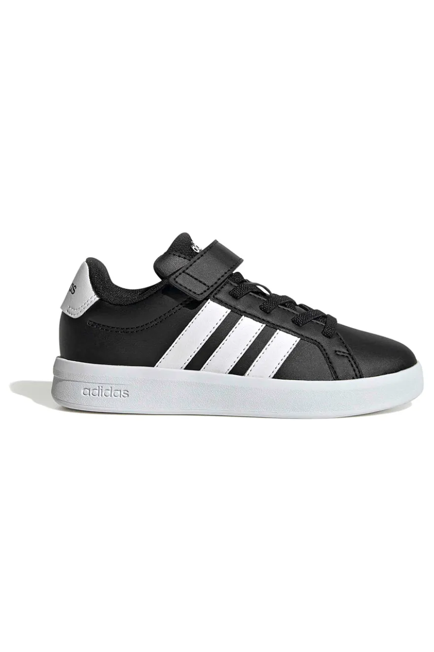 Sneakers nere con dettagli bianchi e chiusura a strappo Adidas Grand Court 3.0 El C