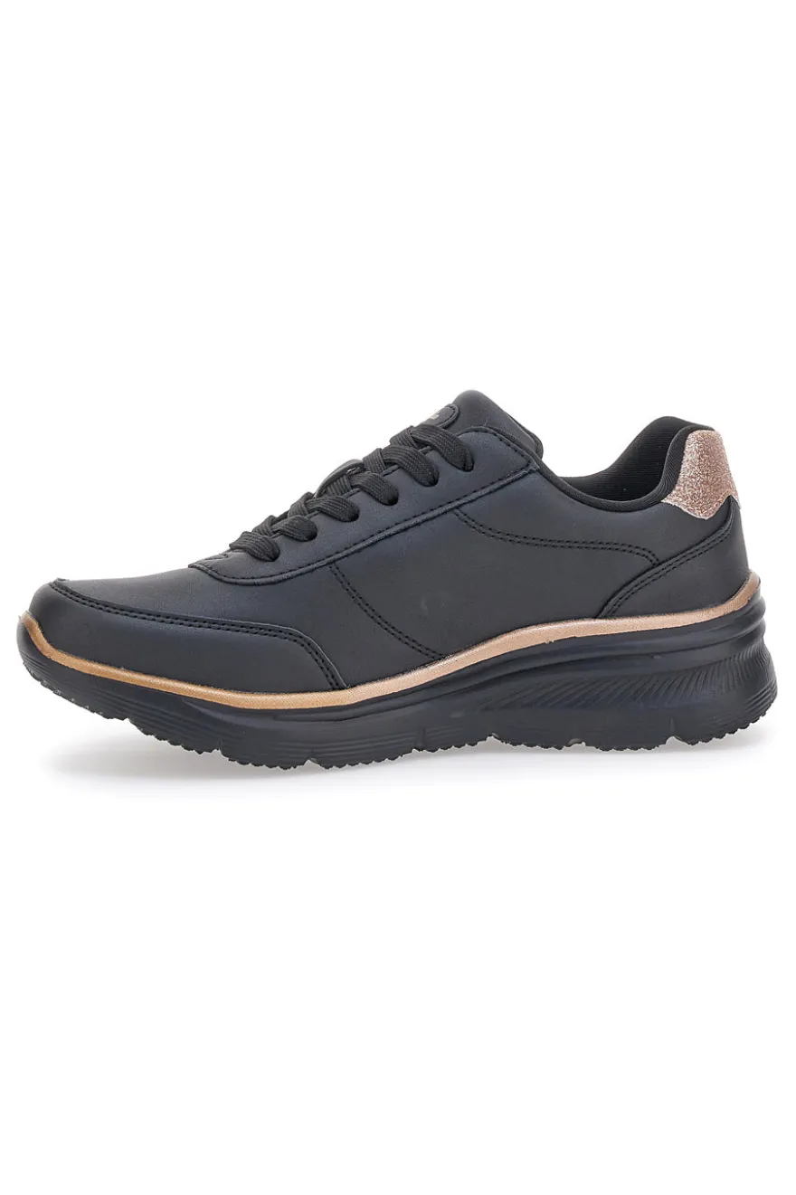 Sneakers Nere Con dettagli Dorati Australian AU42W511