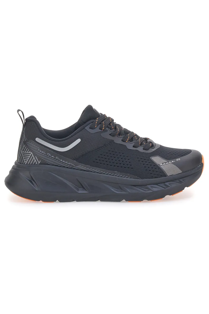 Sneakers nere con dettagli arancioni ROUTE 66 RO51811D