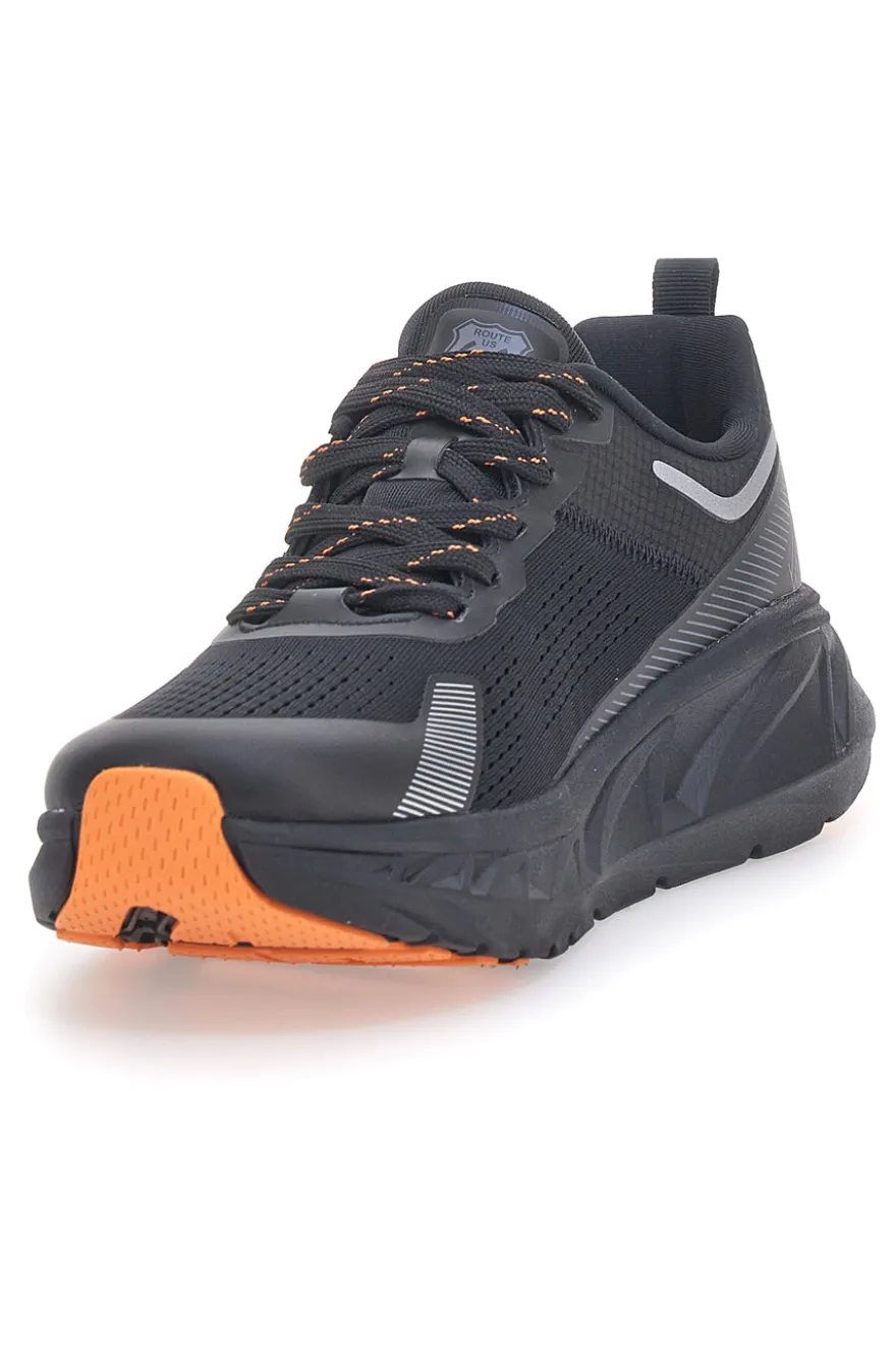 Sneakers nere con dettagli arancioni ROUTE 66 RO51811D