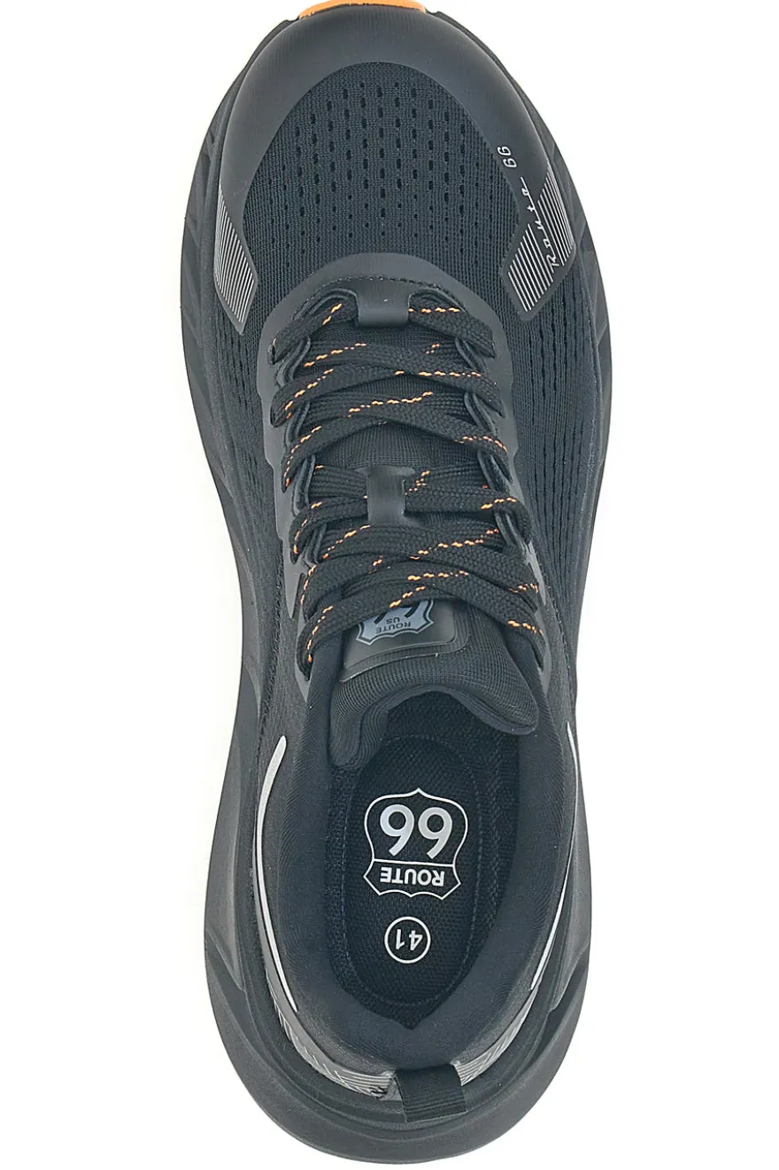 Sneakers nere con dettagli arancioni ROUTE 66 RO51811D