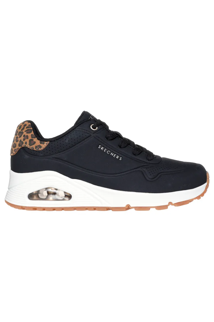 Sneakers nere con dettaglio animalier e suola air Skechers Uno Jungle Nite