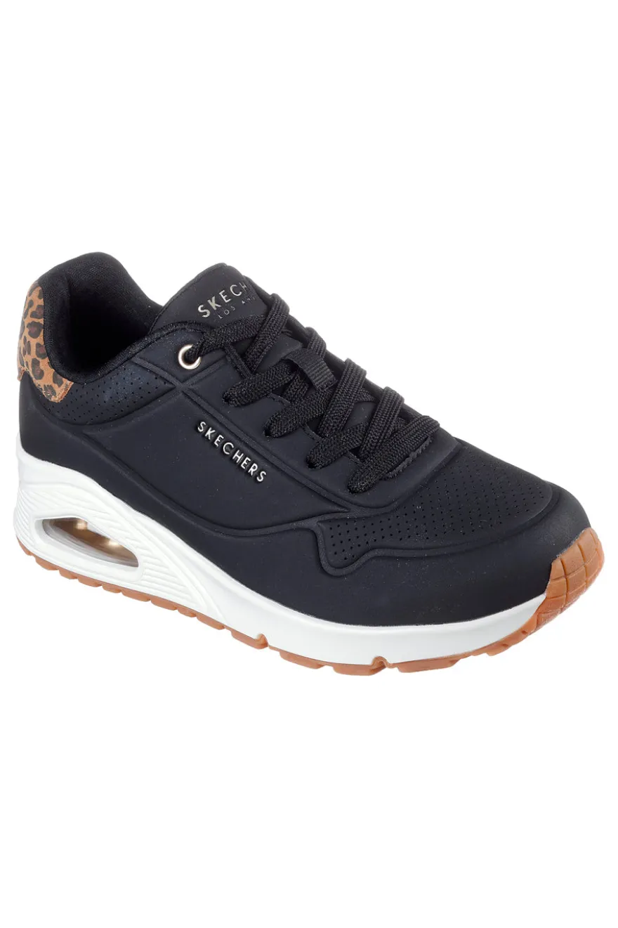 Sneakers nere con dettaglio animalier e suola air Skechers Uno Jungle Nite