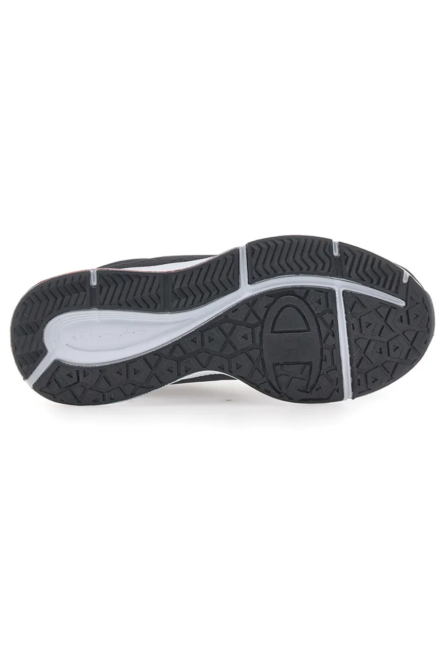 Sneakers Nere con Dettagli Corallo e Tomaia in Mesh CHAMPION JAUNT