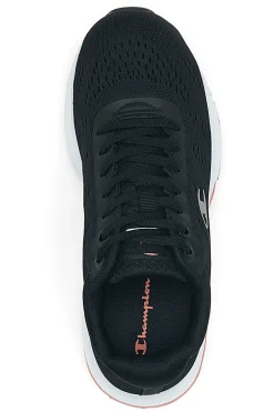 Sneakers Nere con Dettagli Corallo e Tomaia in Mesh CHAMPION JAUNT