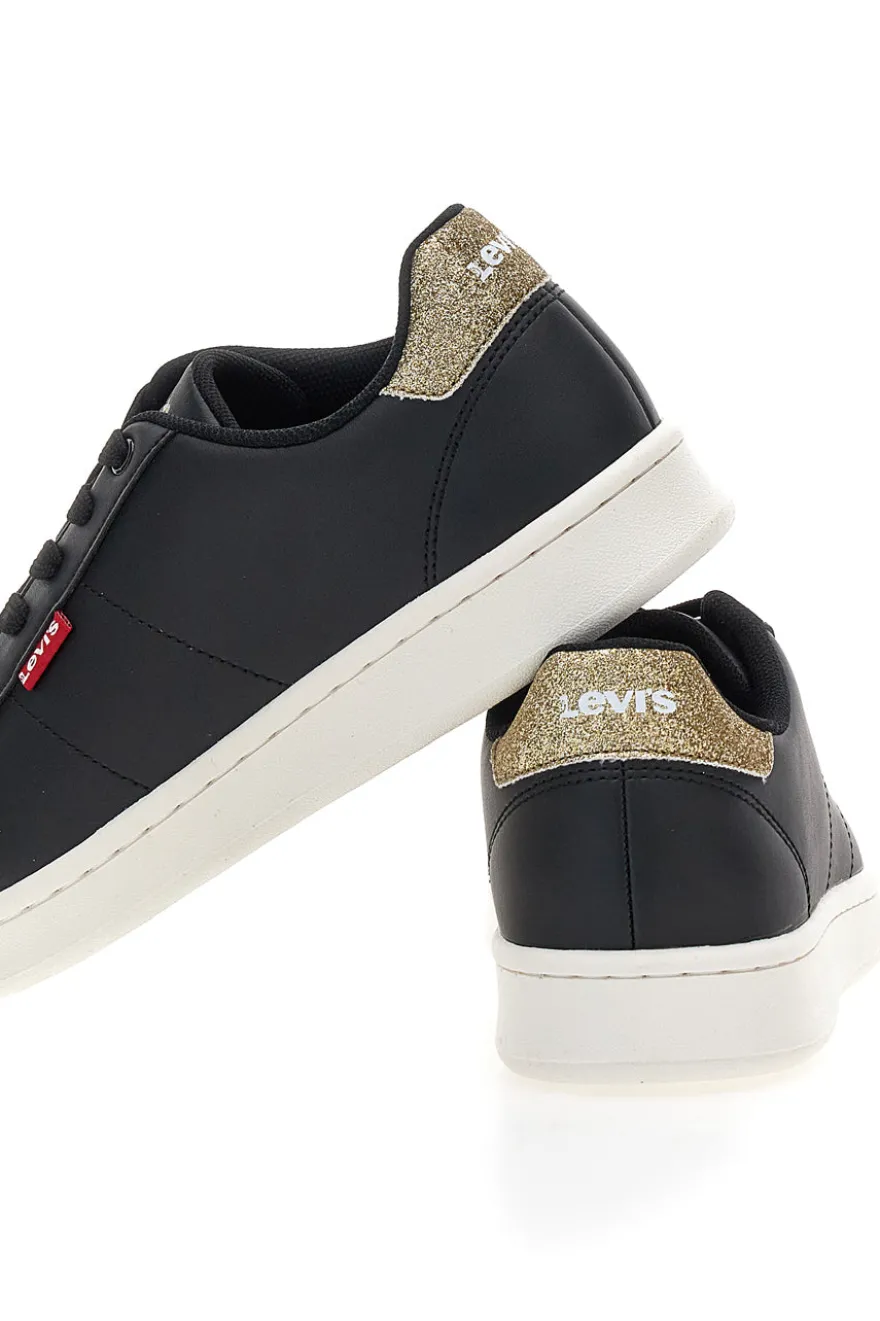 Sneakers nere con dettaglio glitter oro Levi's Bell Jr