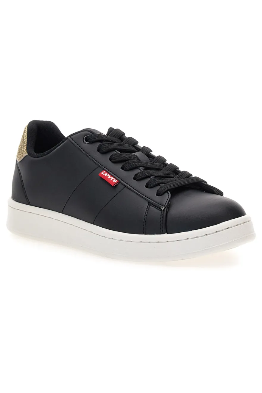 Sneakers nere con dettaglio glitter oro Levi's Bell Jr