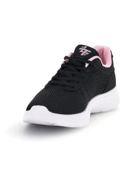 Sneakers nere con dettagli rosa in mesh 2t2l 155BK070903