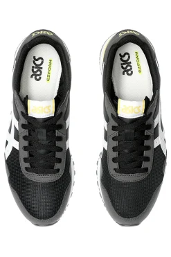Sneakers Nere con Dettagli Laterali Bianchi ASICS TIGER RUNNER II