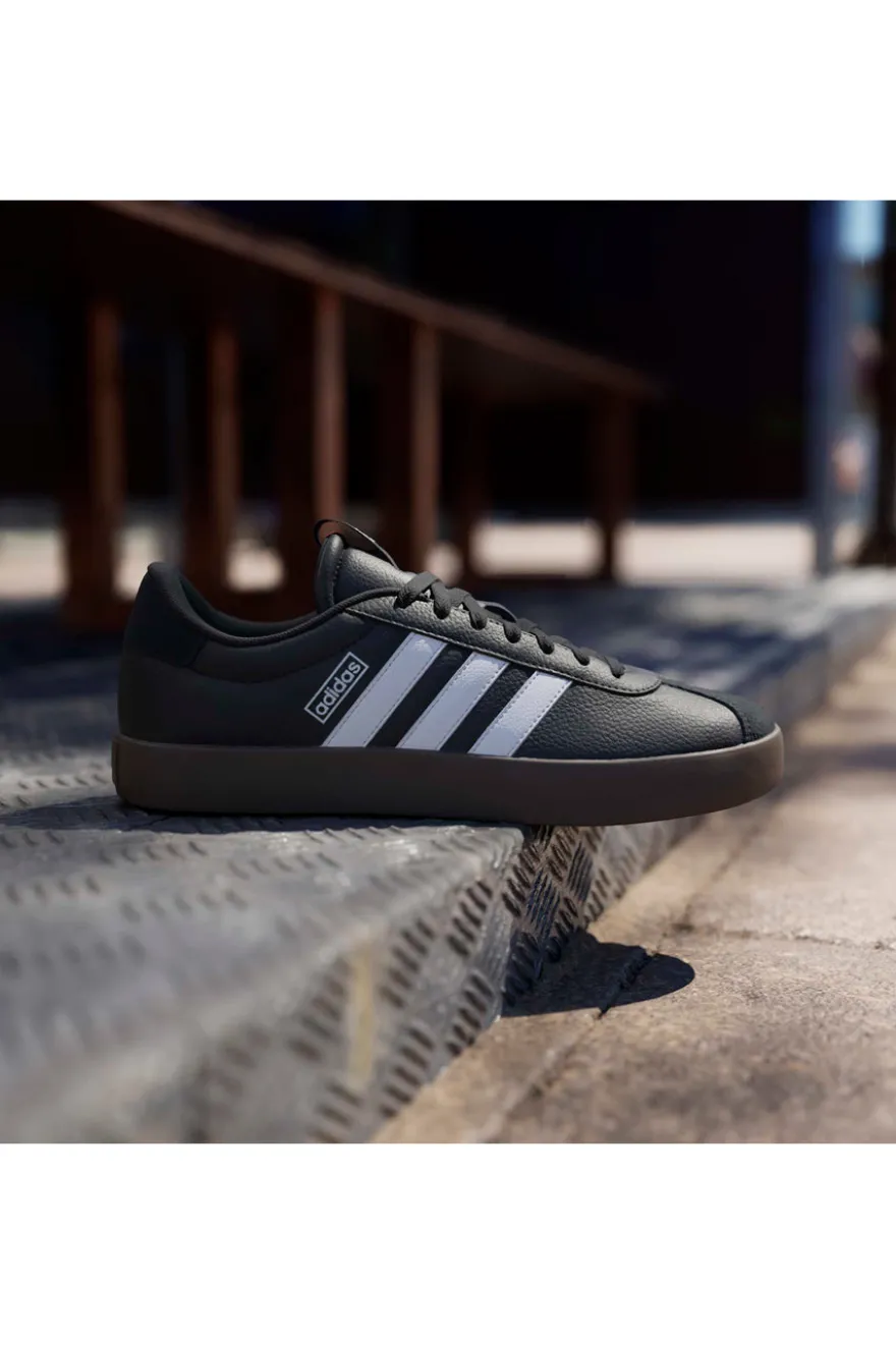 Sneakers nere con dettagli bianchi suola in gomma Adidas Vl Court 3.0