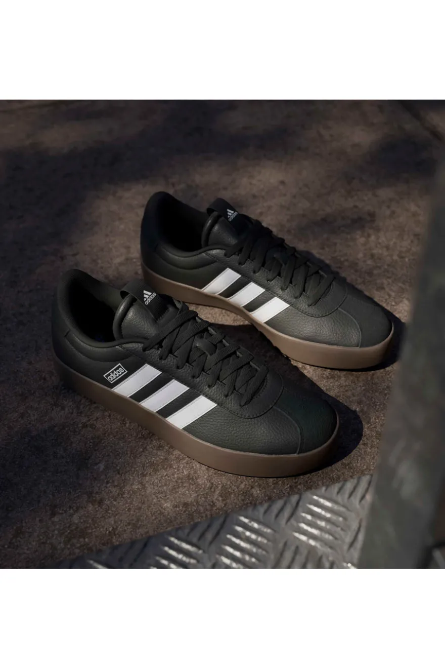 Sneakers nere con dettagli bianchi suola in gomma Adidas Vl Court 3.0