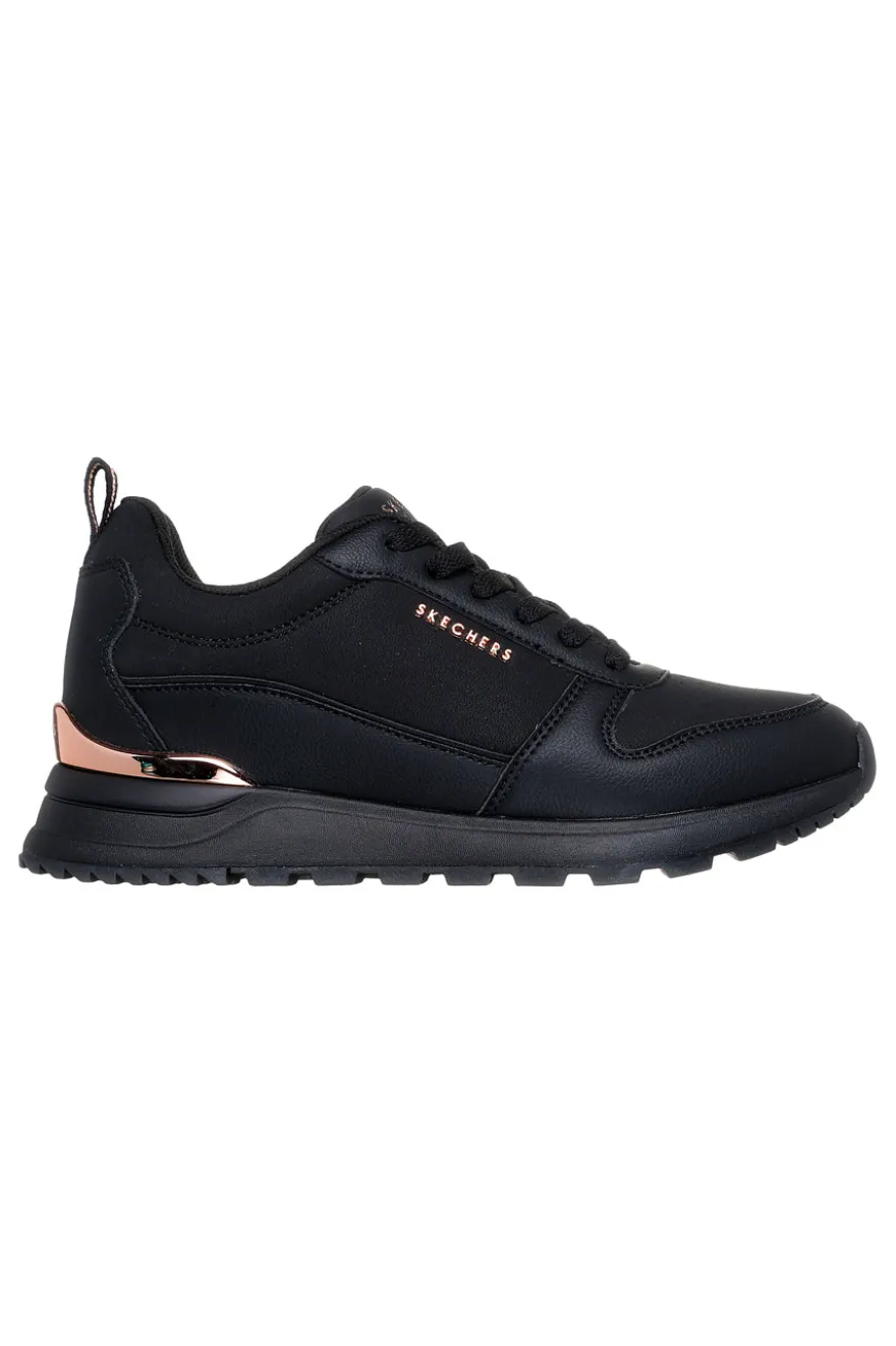 Sneakers nere con dettagli rose gold e suola alta Skechers Runway Classy Gal Womens