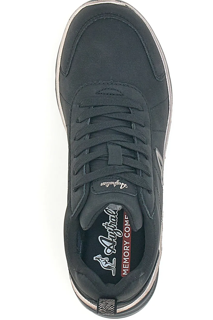 Sneakers Nere Con dettagli Oro Australian AU32W504