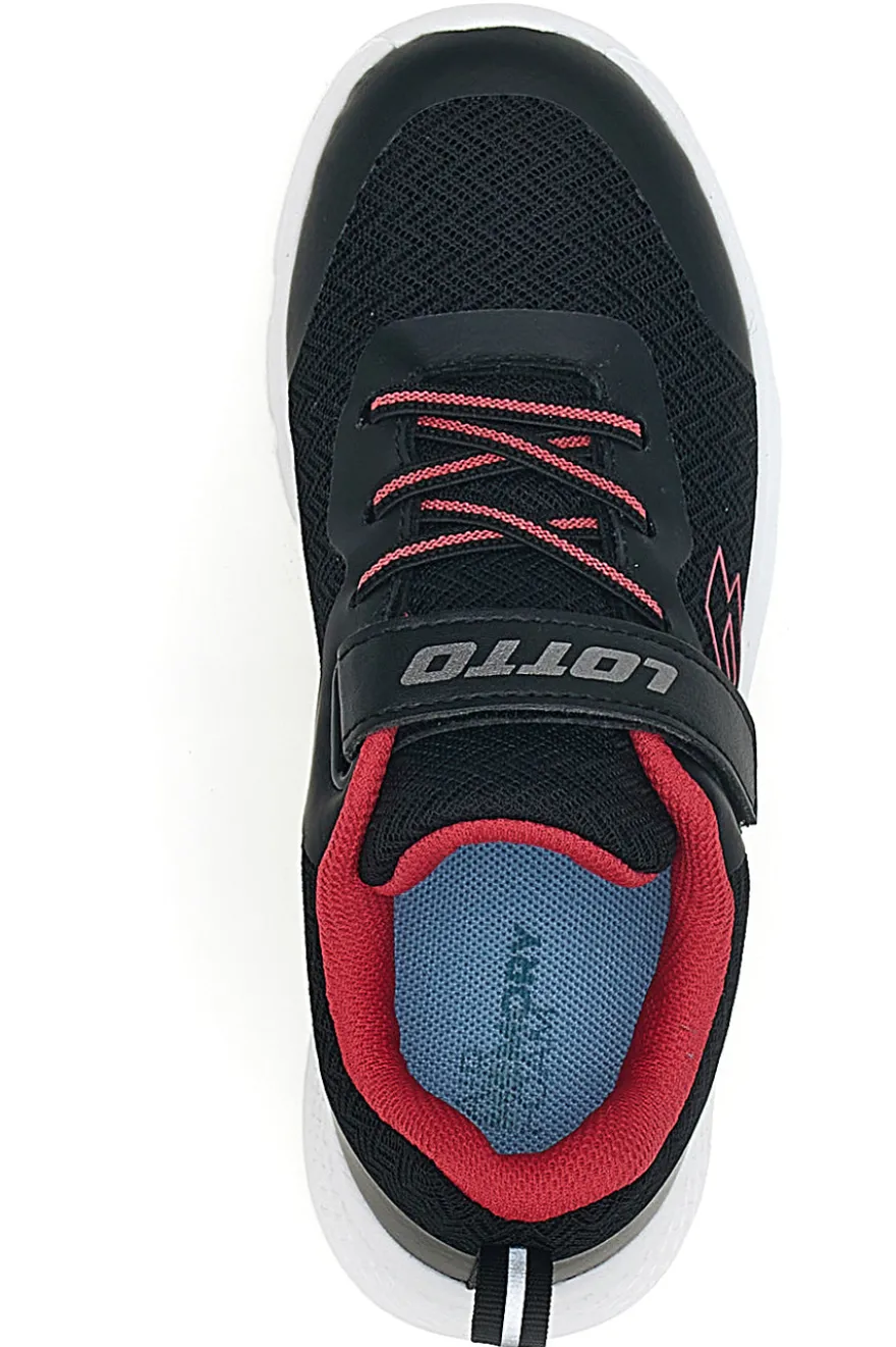 Sneakers nere con dettagli rossi Lotto Rider AMF II CL S