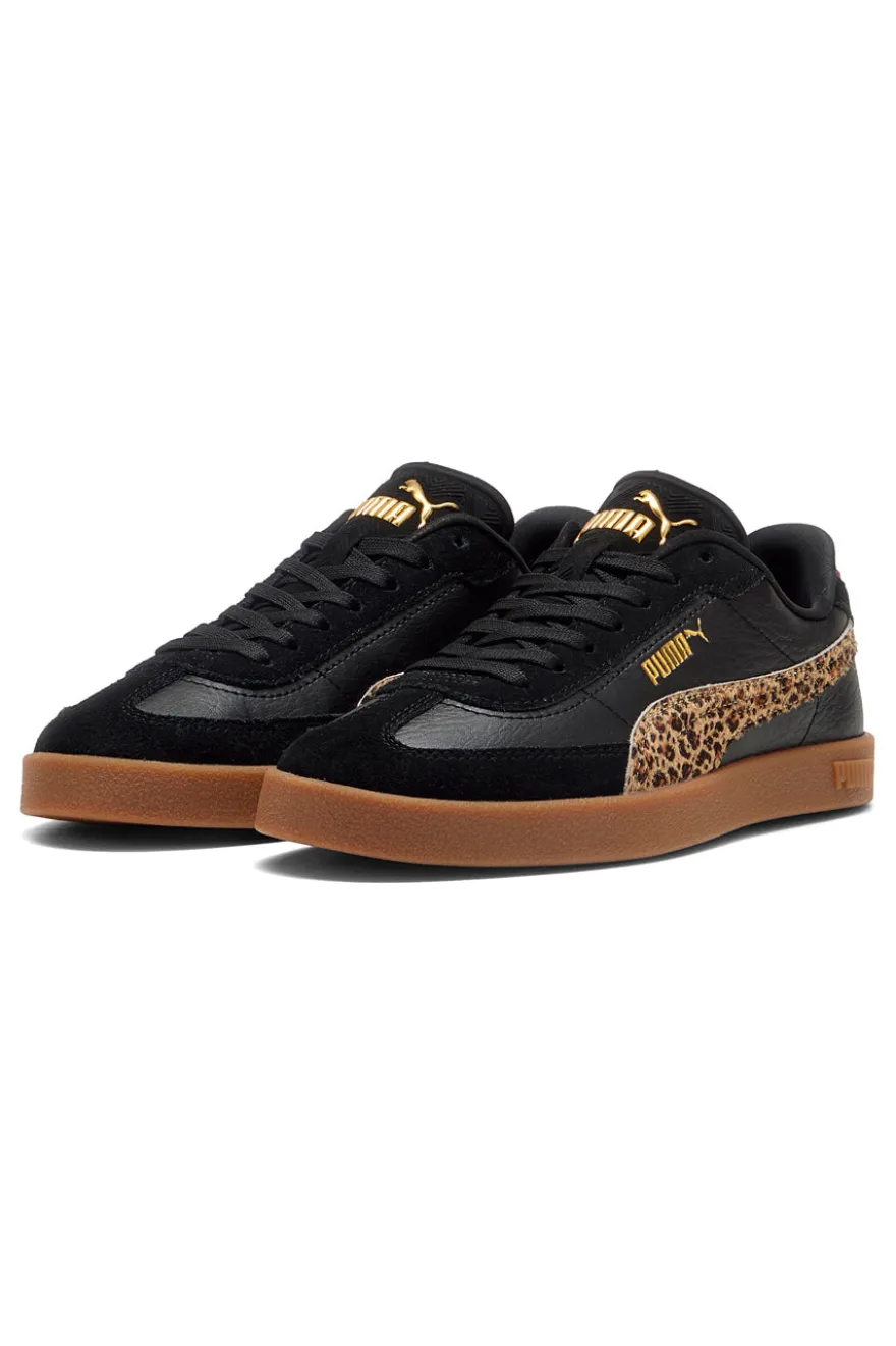 Sneakers nere con dettagli animalier suola beige Puma Club II Era Animal Flair