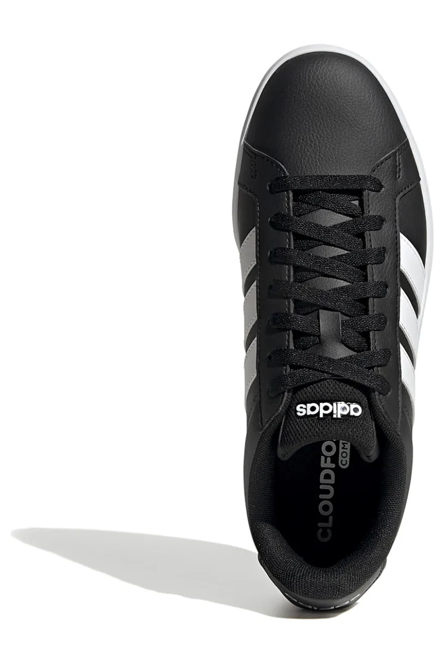Sneakers nere con dettagli bianchi stile iconico Adidas Grand Court Base 3