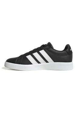 Sneakers nere con dettagli bianchi stile iconico Adidas Grand Court Base 3